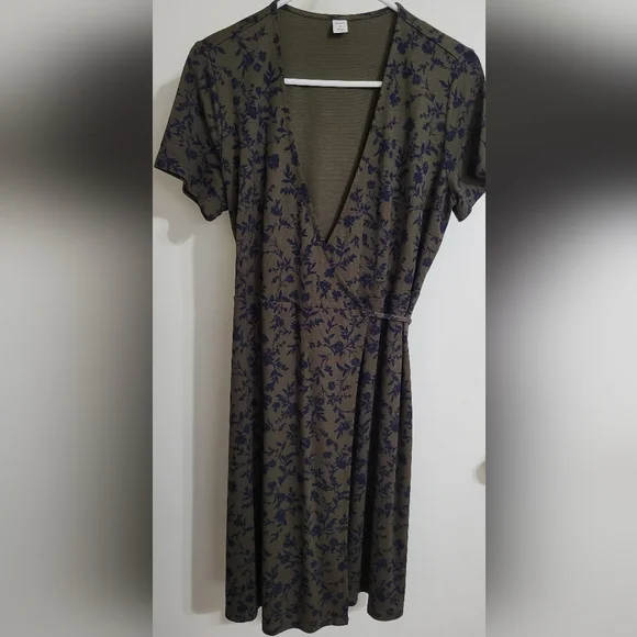 Old Navy | Dresses | Old Navy Ponte Knit Wrap Sheath Dress | Poshmark